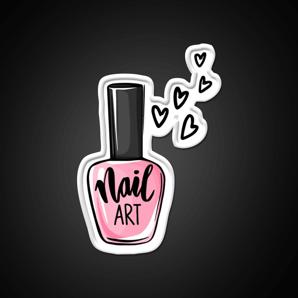 Nail Art Lover Nail Salon Led Neon Sign Rgb Color - Shineneon