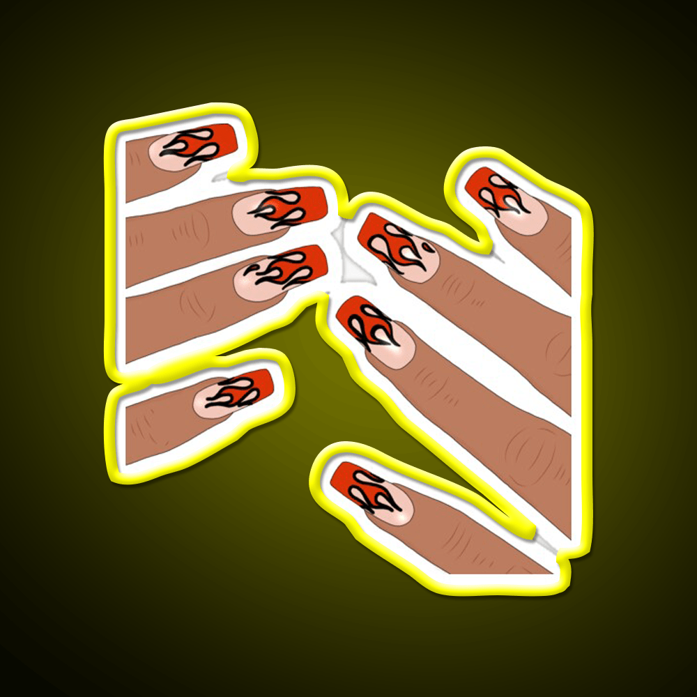 Nail Art Nail Salon Led Neon Sign For Beauty Salon Rgb Color - Shineneon