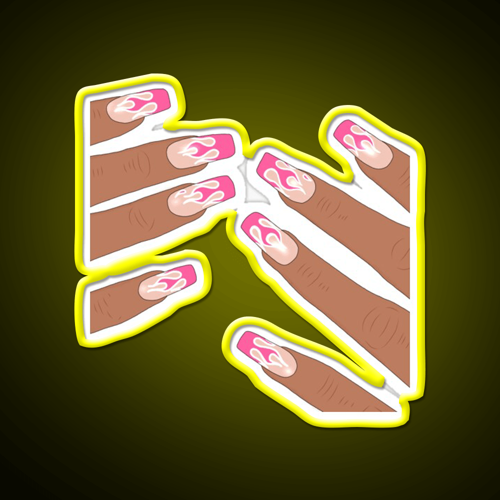Nail Art Nail Salon Led Neon Sign For Nail Shop Rgb Color - Shineneon