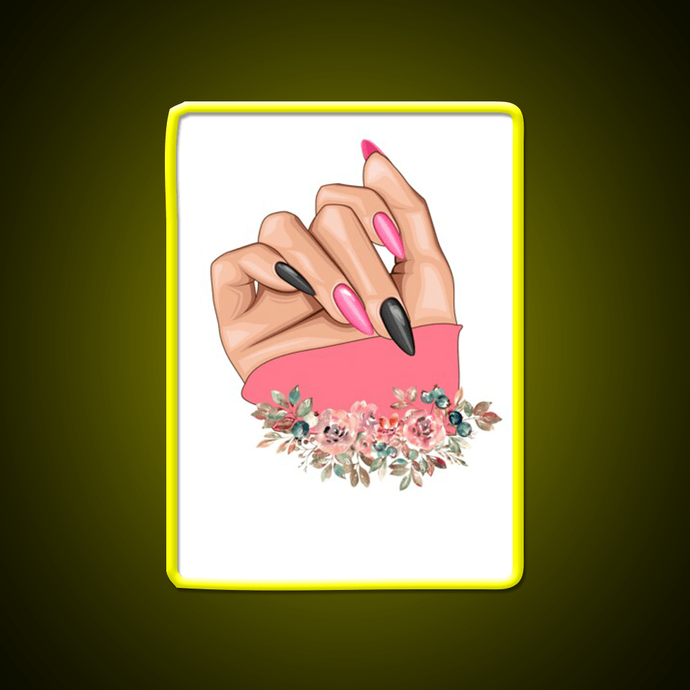 Nail Art Nail Salon Led Neon Sign For Nail Tech Room Rgb Color - Shineneon