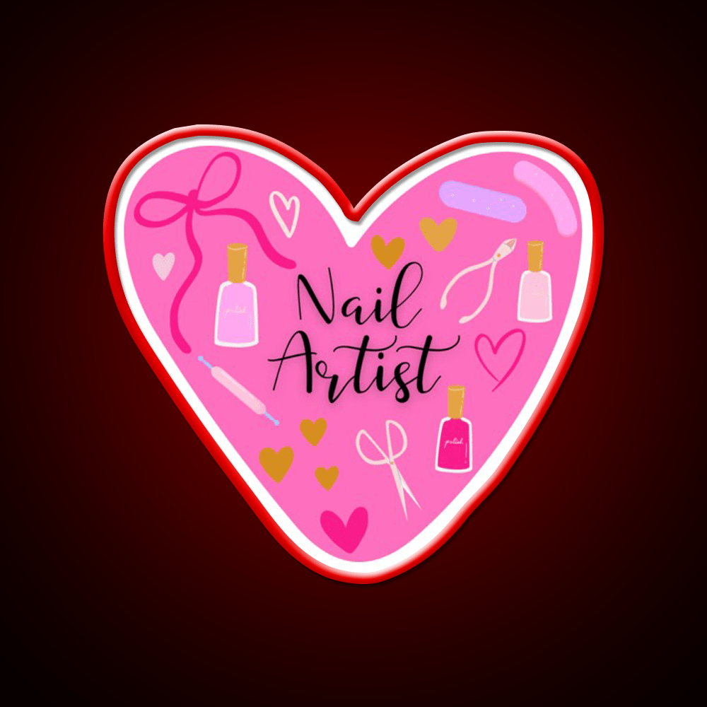 Nail Artist Nail Salon Led Neon Sign Rgb Color - Shineneon