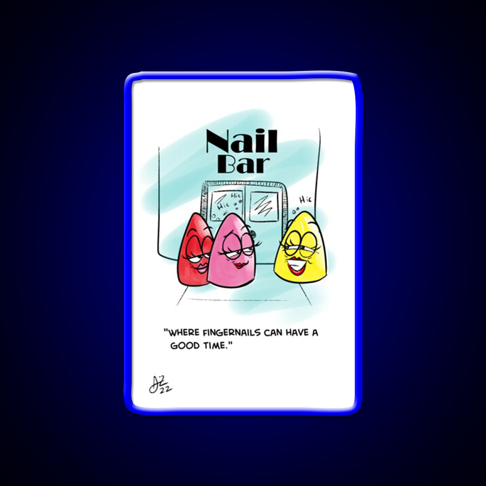 Nail Bar Man Cave Bar Led Neon Sign Rgb Color