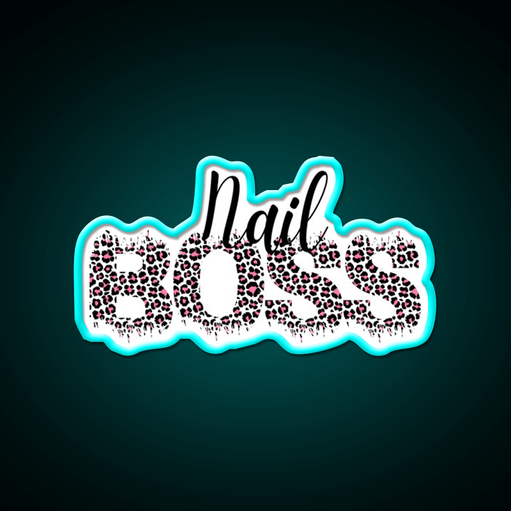 Nail Boss Manicure Ladys Nail Salon Led Neon Sign For Beauty Salon Rgb Color - Shineneon