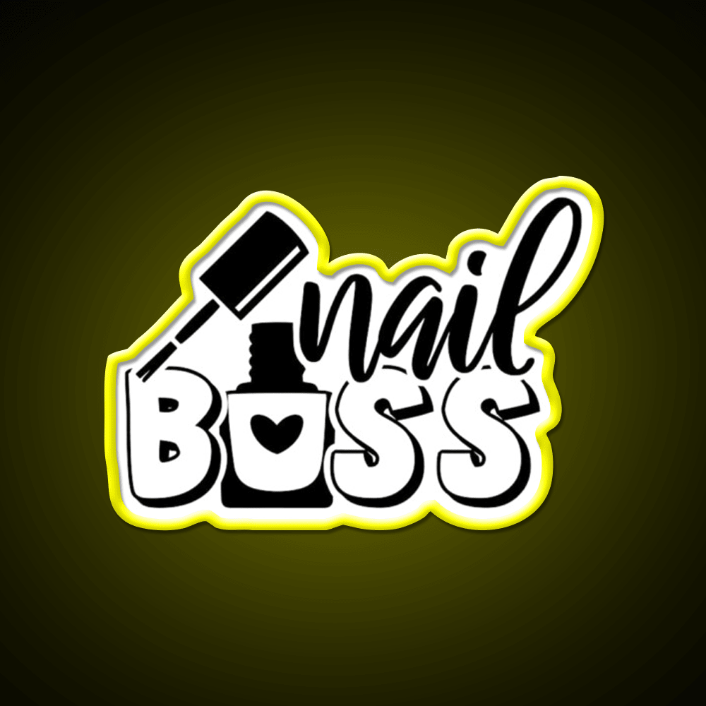 Nail Boss Manicure Ladys Nail Salon Led Neon Sign For Nail Shop Rgb Color - Shineneon