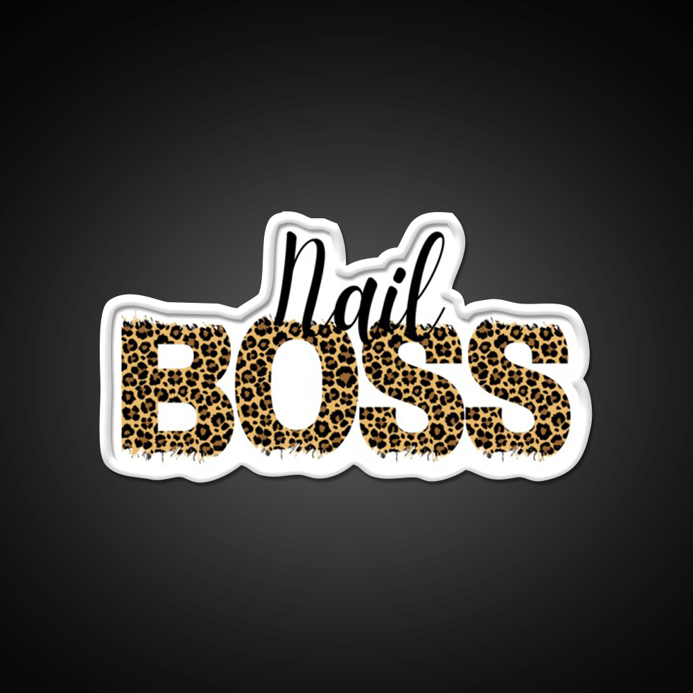 Nail Boss Manicure Ladys Nail Salon Led Neon Sign For Tech Room Rgb Color - Shineneon