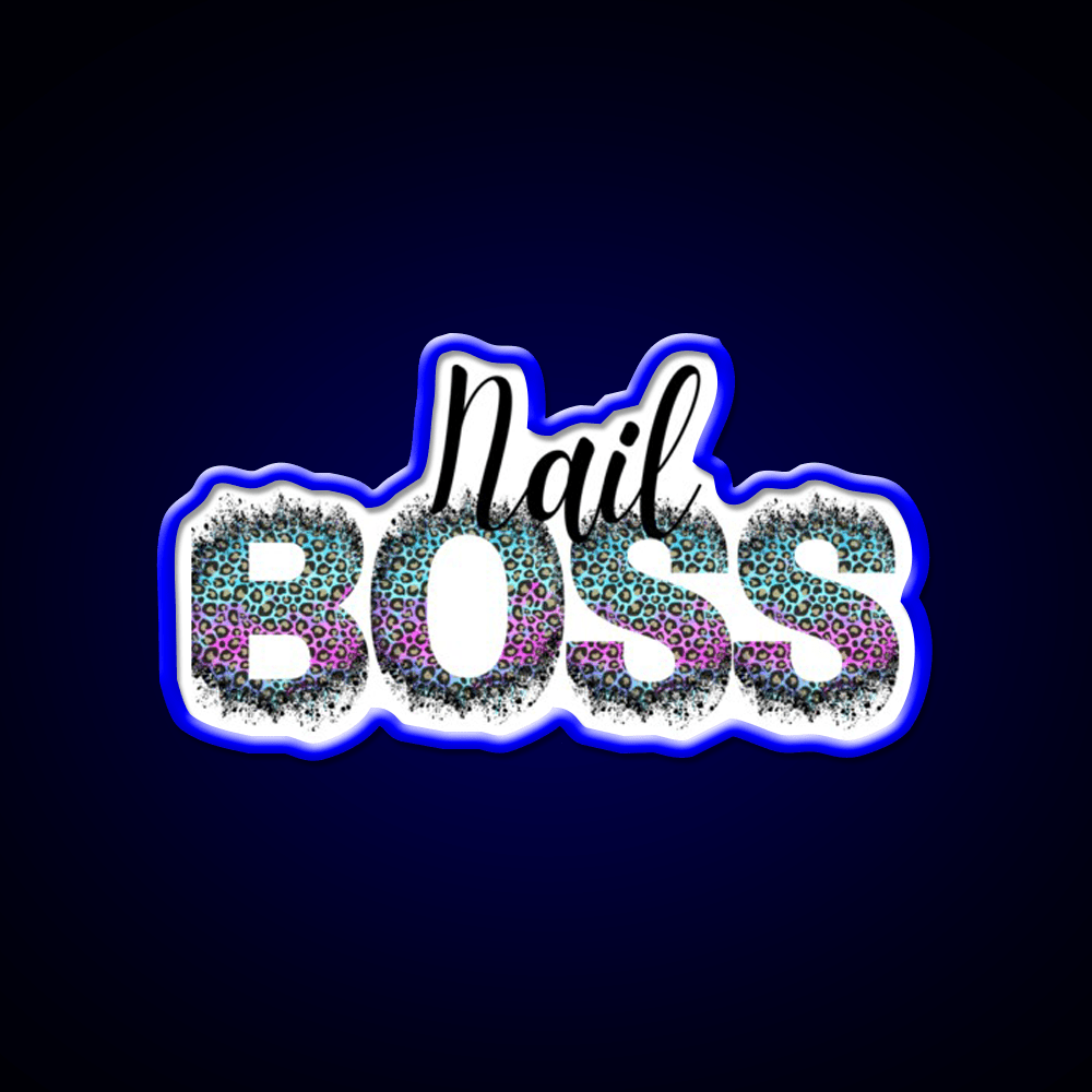 Nail Boss Manicure Ladys Nail Salon Led Neon Sign Quote Sign Rgb Color - Shineneon