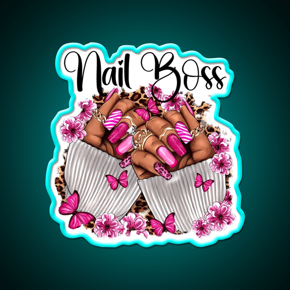 Nail Boss Nail Artist Nail Art Nail Salon Led Neon Sign Rgb Color - Shineneon