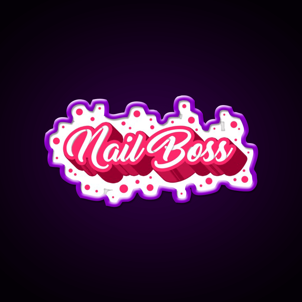 Nail Boss Nail Salon Led Neon Sign For Beauty Salon Rgb Color - Shineneon