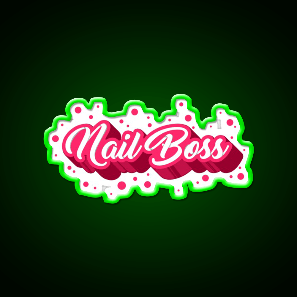 Nail Boss Nail Salon Led Neon Sign For Beauty Salon Rgb Color - Shineneon