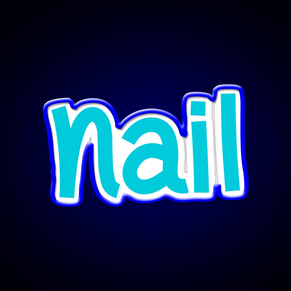 Nail Funny Cool Best Color Art Nail Salon Led Neon Sign Rgb Color - Shineneon
