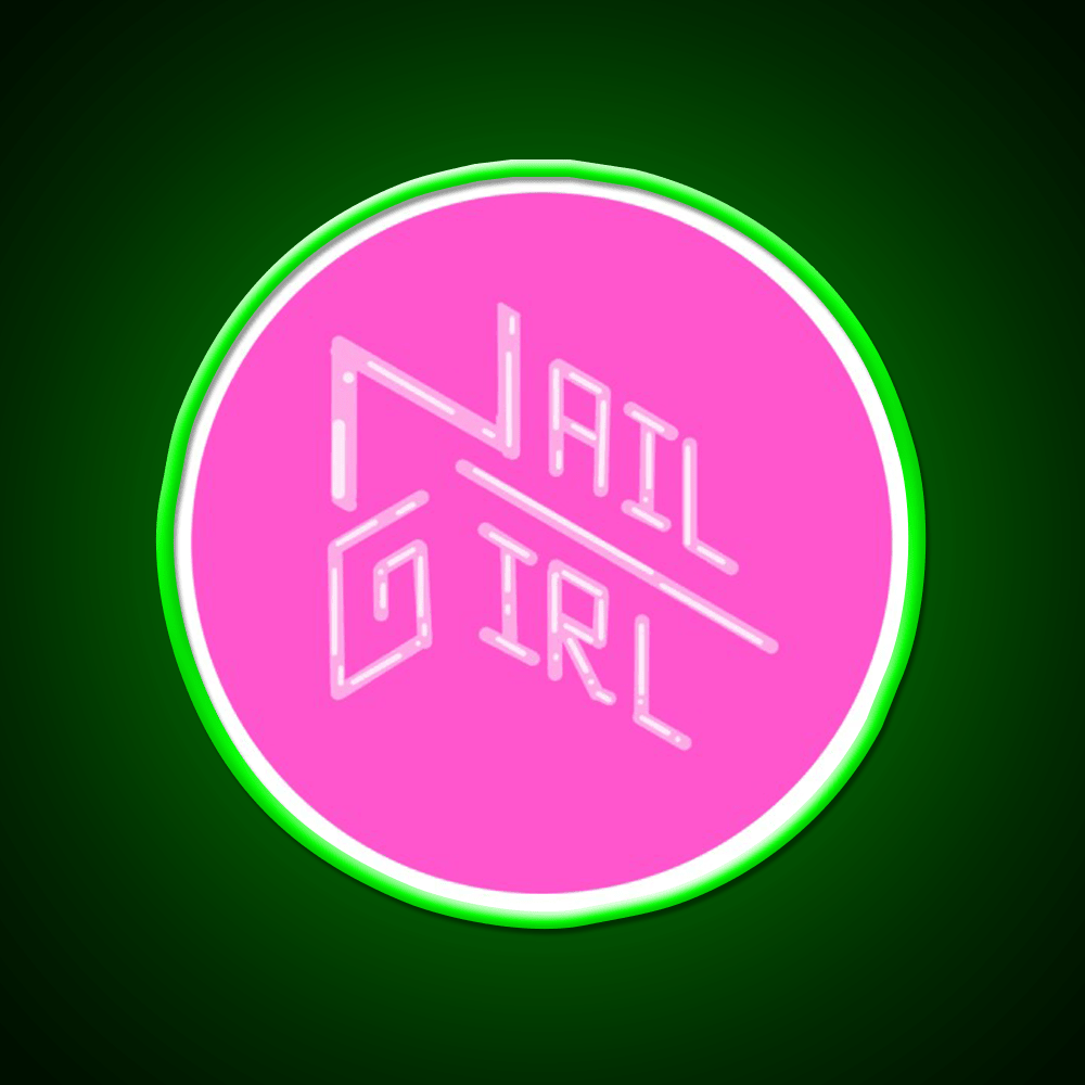 Nail Girl Nail Salon Led Neon Sign Rgb Color - Shineneon