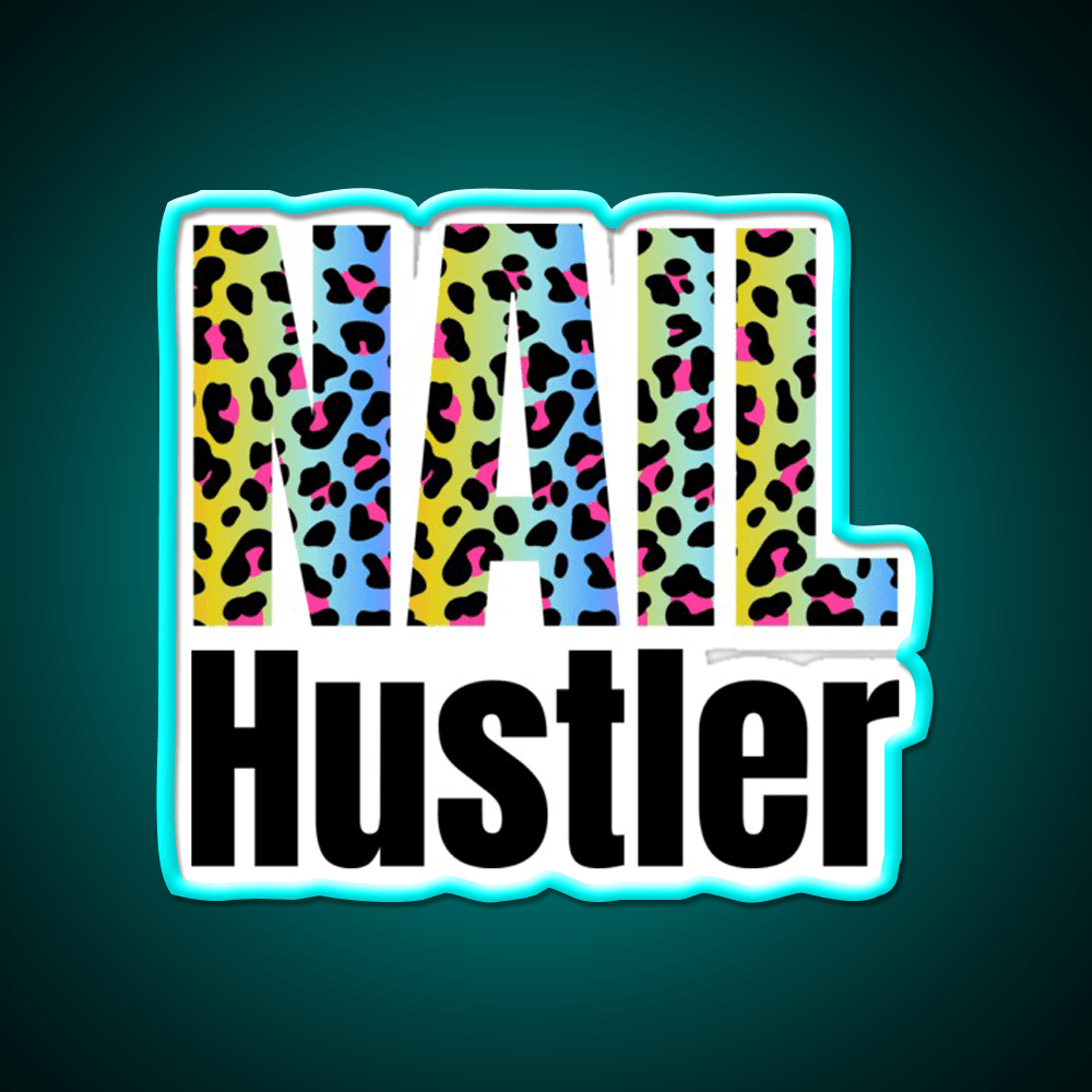 Nail Hustler Boss Polish Salon Nail Salon Led Neon Sign For Beauty Salon Rgb Color - Shineneon