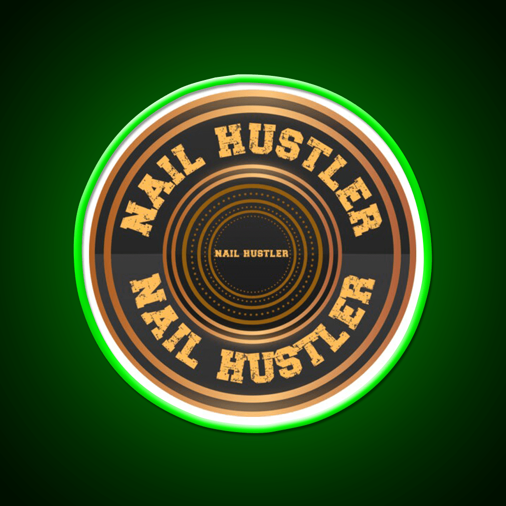 Nail Hustler Perfect For Anyone Who Loves Nail Salon Led Neon Sign Rgb Color - Shineneon