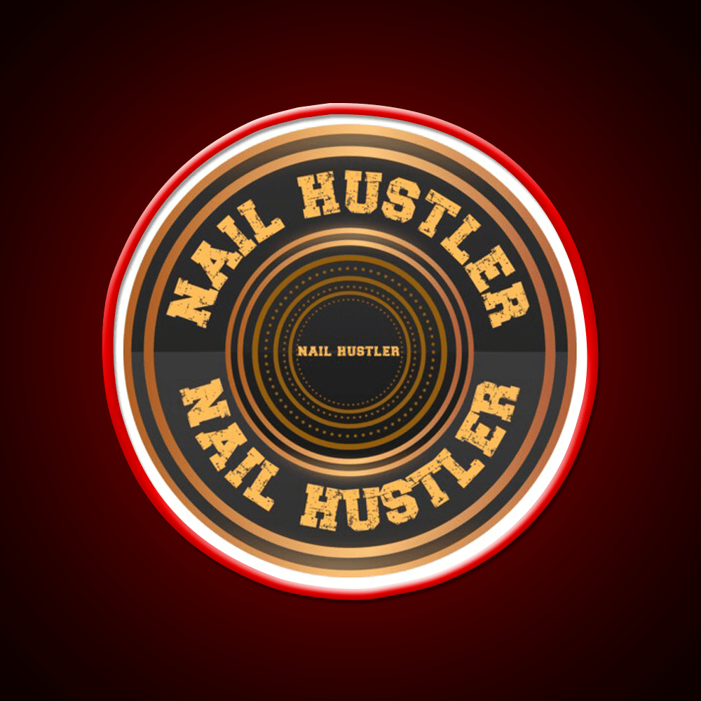 Nail Hustler Perfect For Anyone Who Loves Nail Salon Led Neon Sign Rgb Color - Shineneon