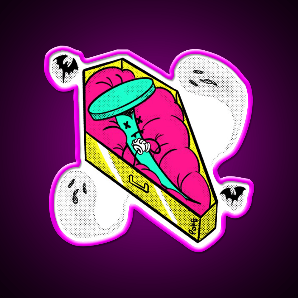 Nail In A Coffin Nail Salon Led Neon Sign Rgb Color - Shineneon