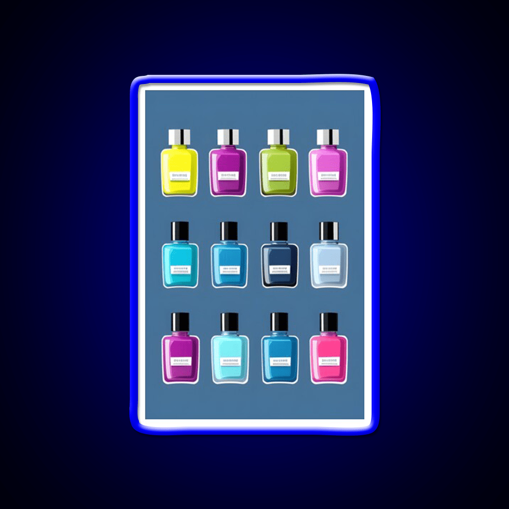 Nail Polish Art Nail Salon Led Neon Sign For Nail Bar Rgb Color - Shineneon
