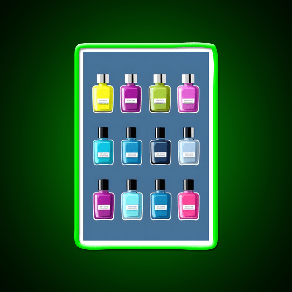 Nail Polish Art Nail Salon Led Neon Sign For Nail Bar Rgb Color - Shineneon
