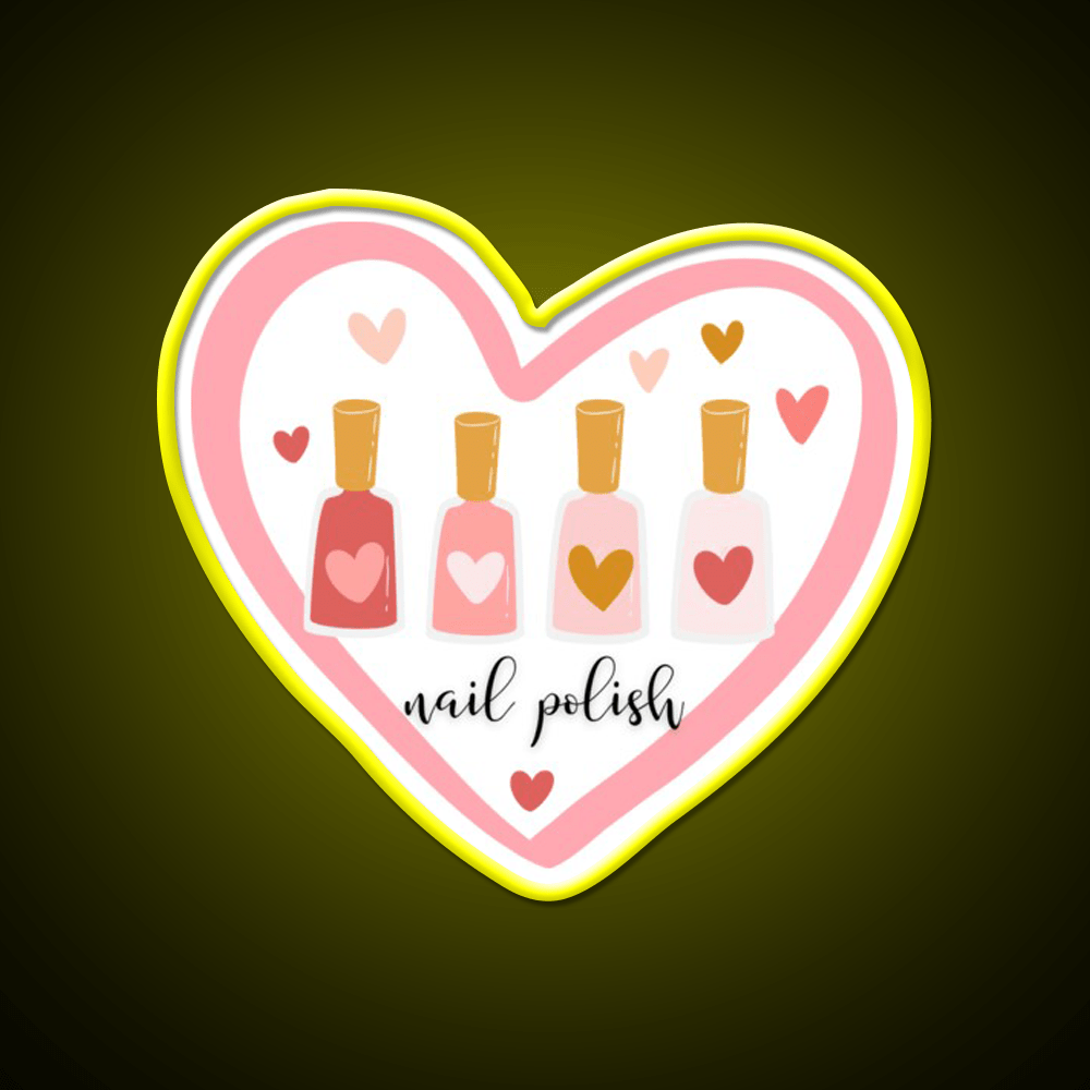 Nail Polish Nail Salon Led Neon Sign Rgb Color - Shineneon