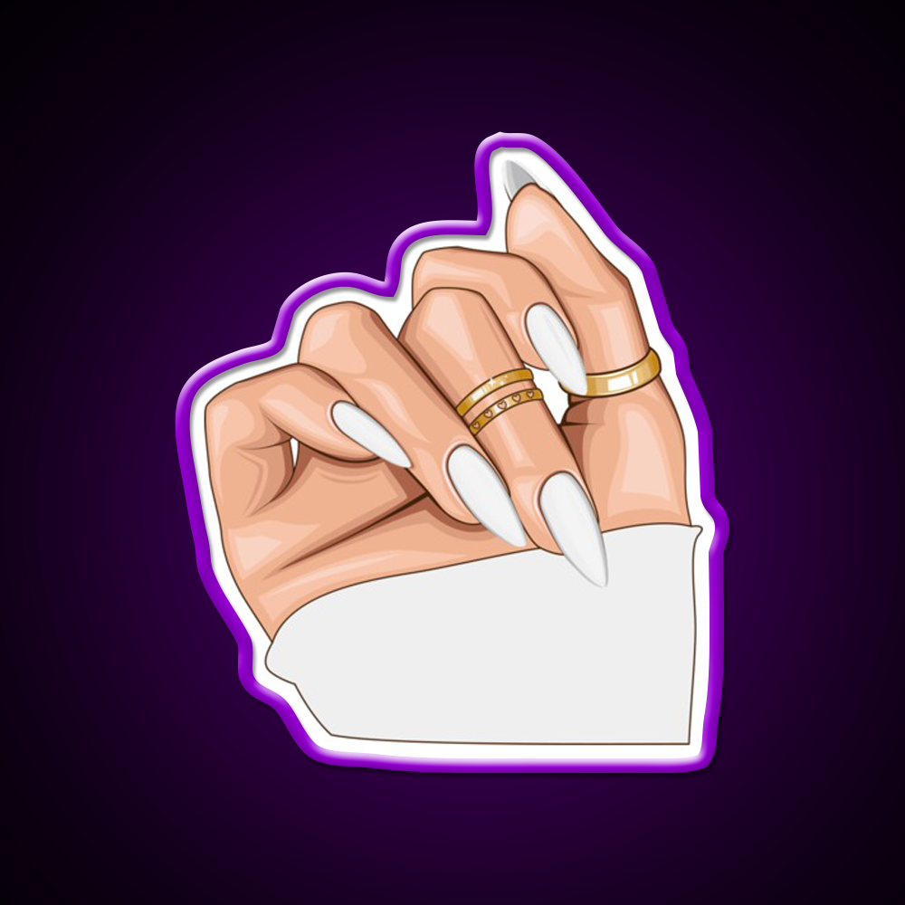 Nail Salon Led Neon Sign Rgb Color