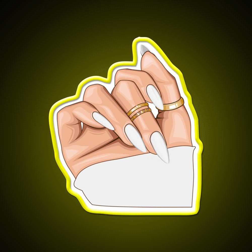 Nail Salon Led Neon Sign Rgb Color