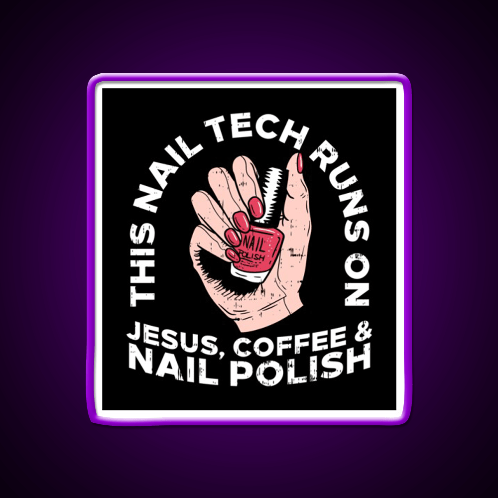 Nail Tech Manicurist Gift Nail Salon Led Neon Sign Rgb Color - Shineneon