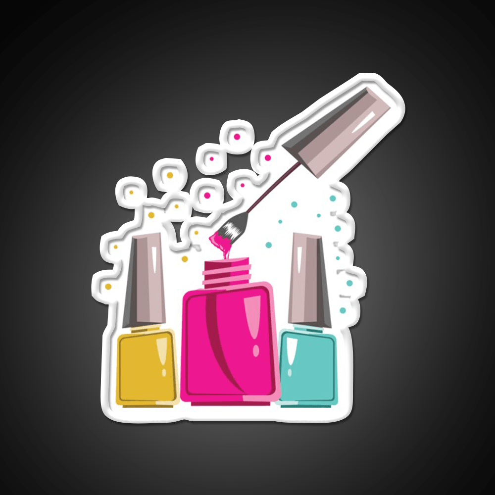 Nail Technician Love Artist Manicurist Gift Nail Salon Led Neon Sign Rgb Color - Shineneon