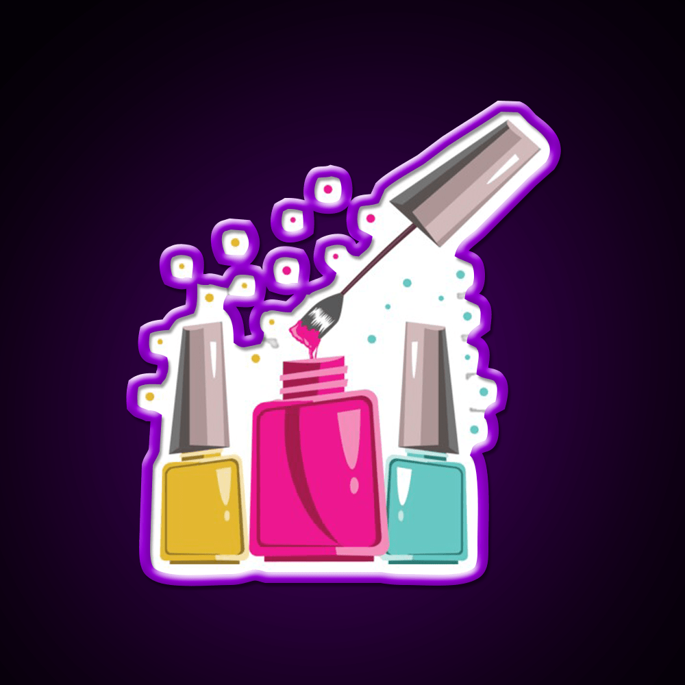 Nail Technician Love Artist Manicurist Gift Nail Salon Led Neon Sign Rgb Color - Shineneon