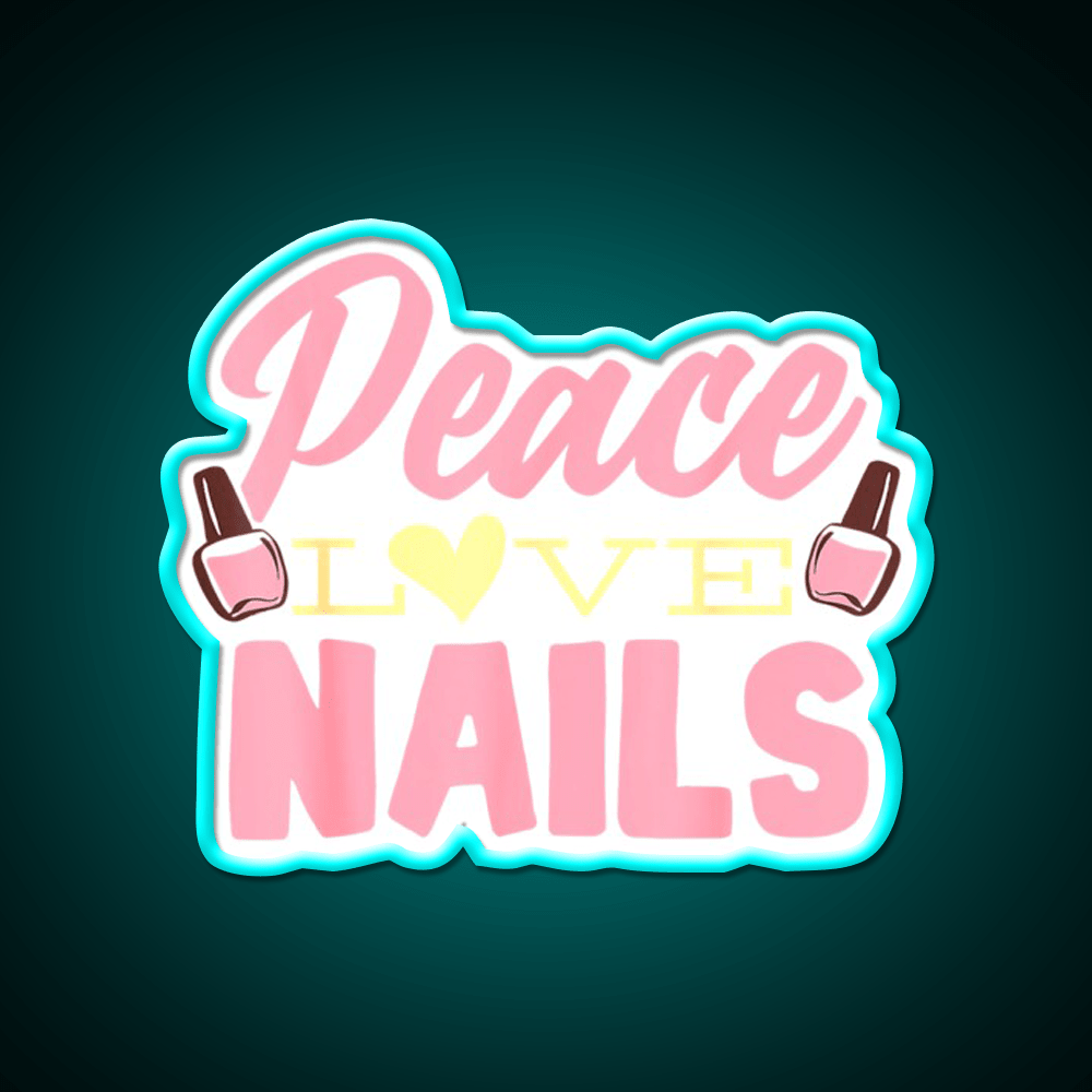 Nail Technician Nail Art Manicure Nail Salon Led Neon Sign Rgb Color - Shineneon