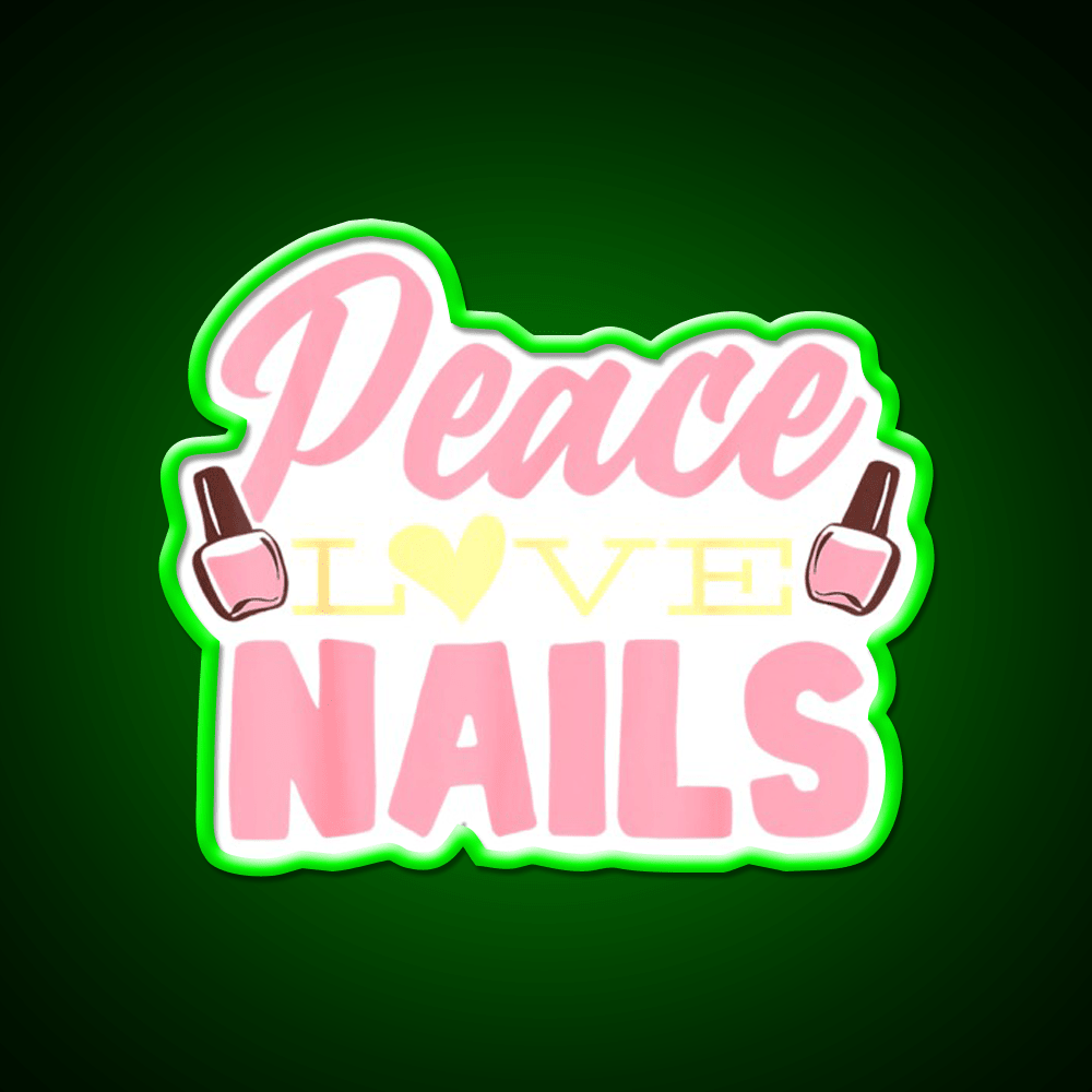 Nail Technician Nail Art Manicure Nail Salon Led Neon Sign Rgb Color - Shineneon