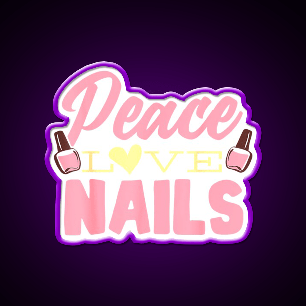 Nail Technician Nail Art Manicure Nail Salon Led Neon Sign Rgb Color - Shineneon
