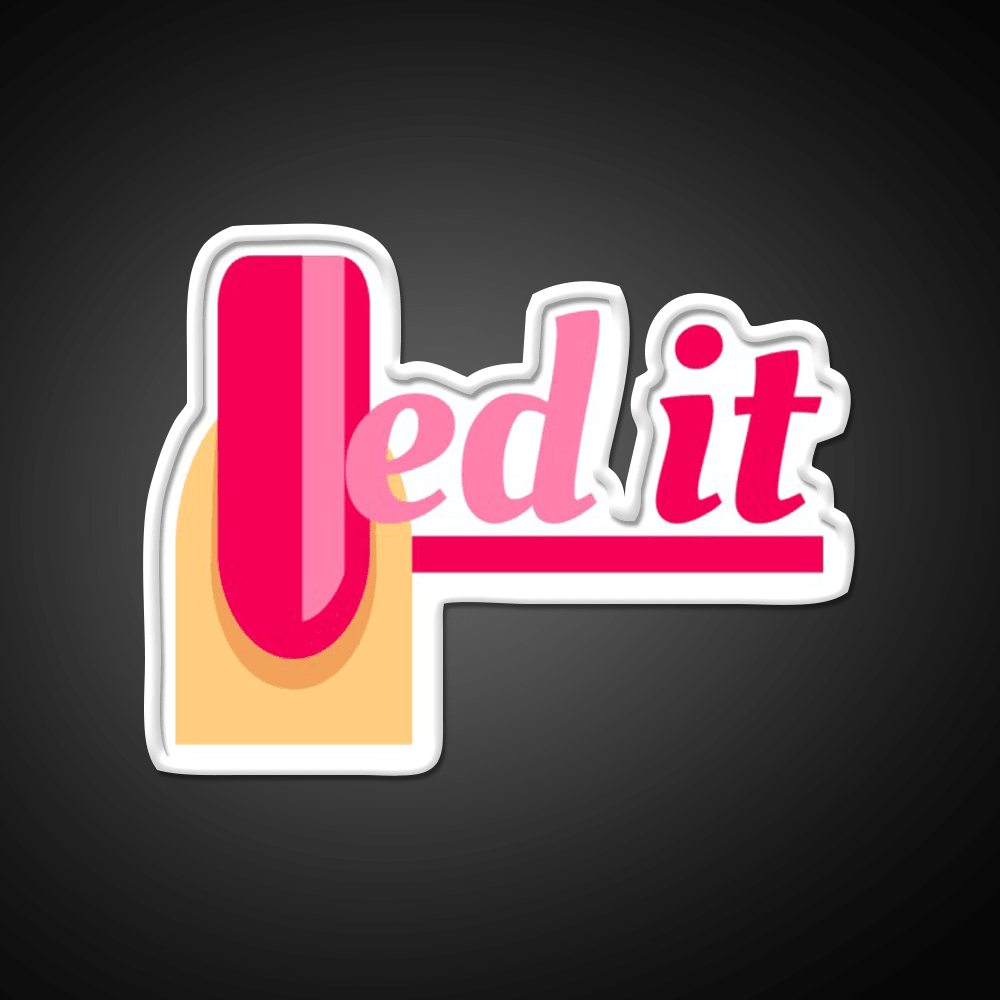 Nailed It Funny Motivational Nail Salon Led Neon Sign Rgb Color - Shineneon