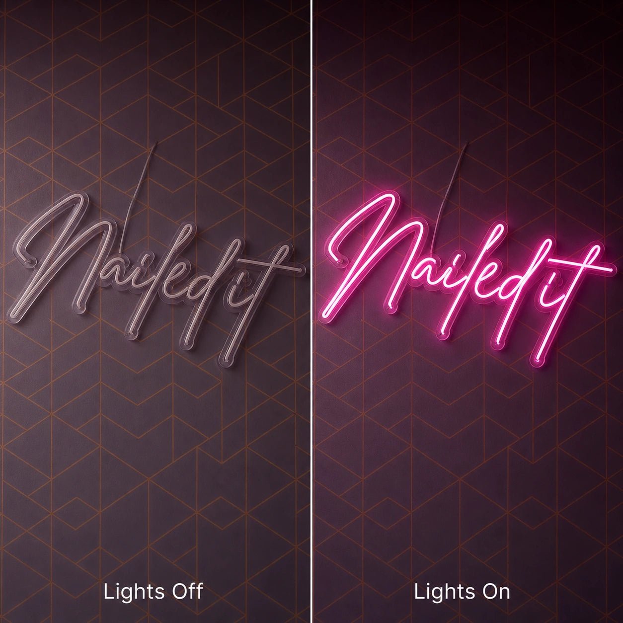 Nailed It LED Neon Sign Garage Man Cave Neon Sign - Shineneon