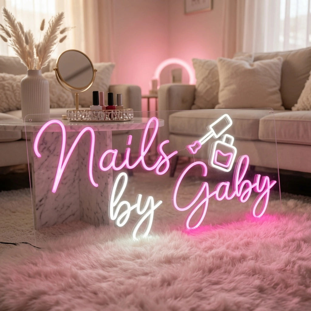 Nails And Baby LED Neon Sign - 02 High-Converting Product Image
