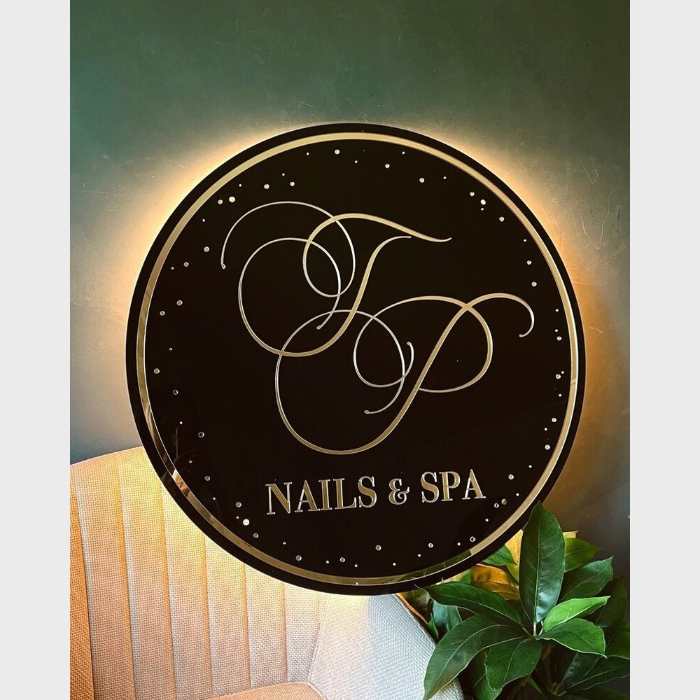 Nails And Spa Acrylic Business Logo Sign - Shineneon