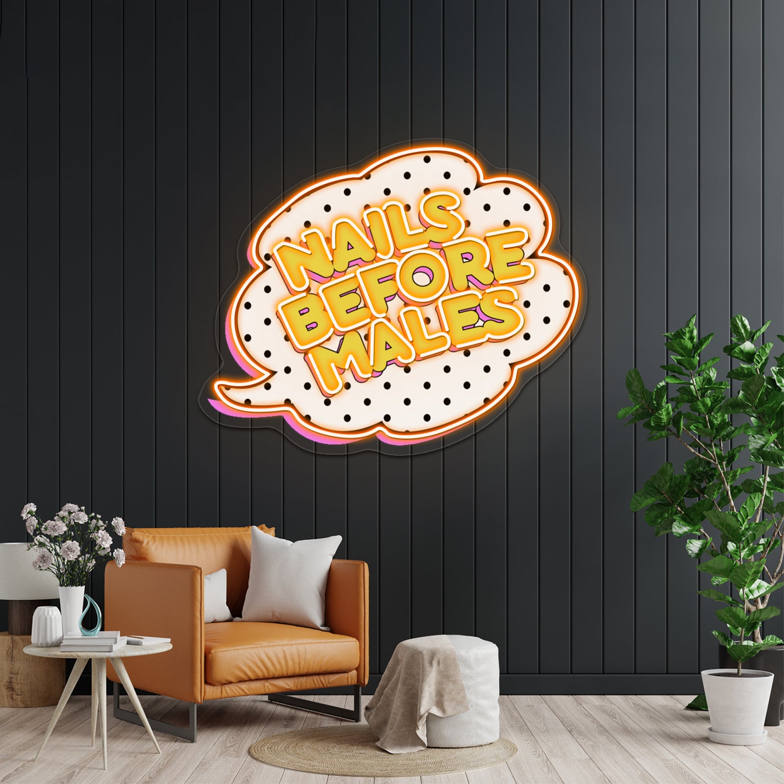 Nails Before Males Artwork Neon Sign Led | Shineneon