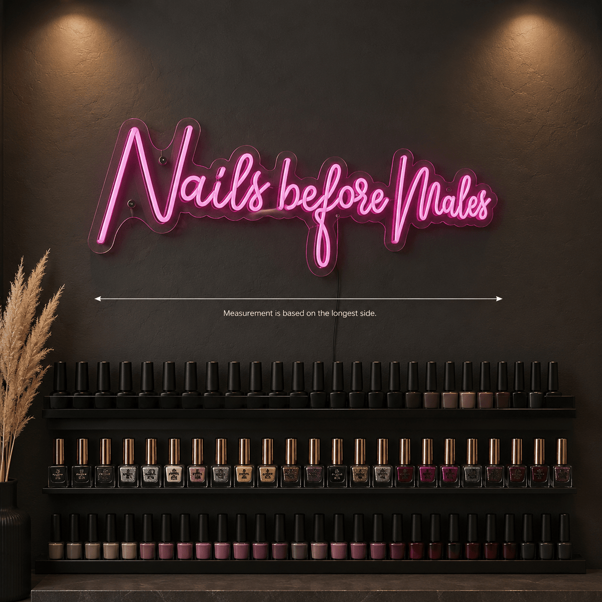 Nails Before Males LED Neon Sign - Shineneon