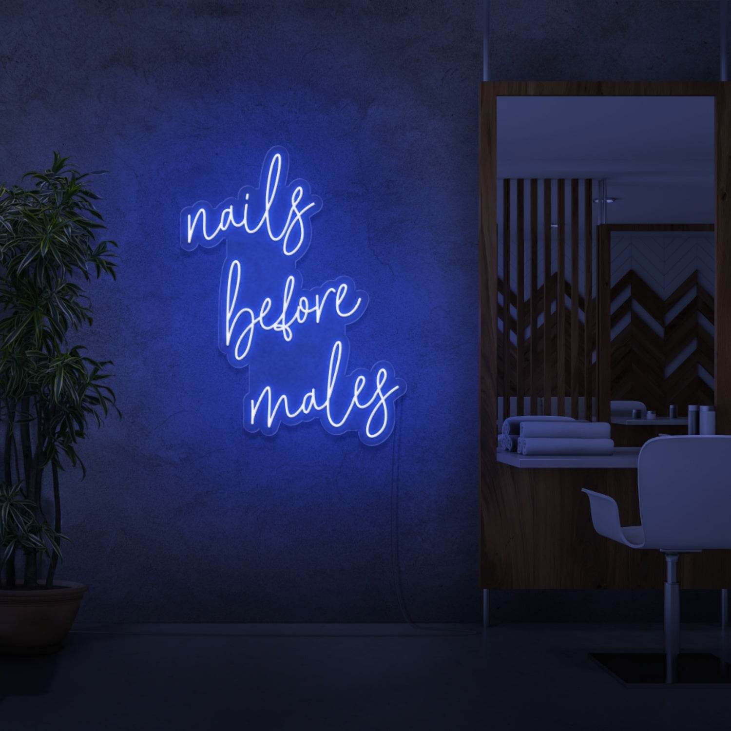 Nails Before Men Led Neon Sign | Shineneon