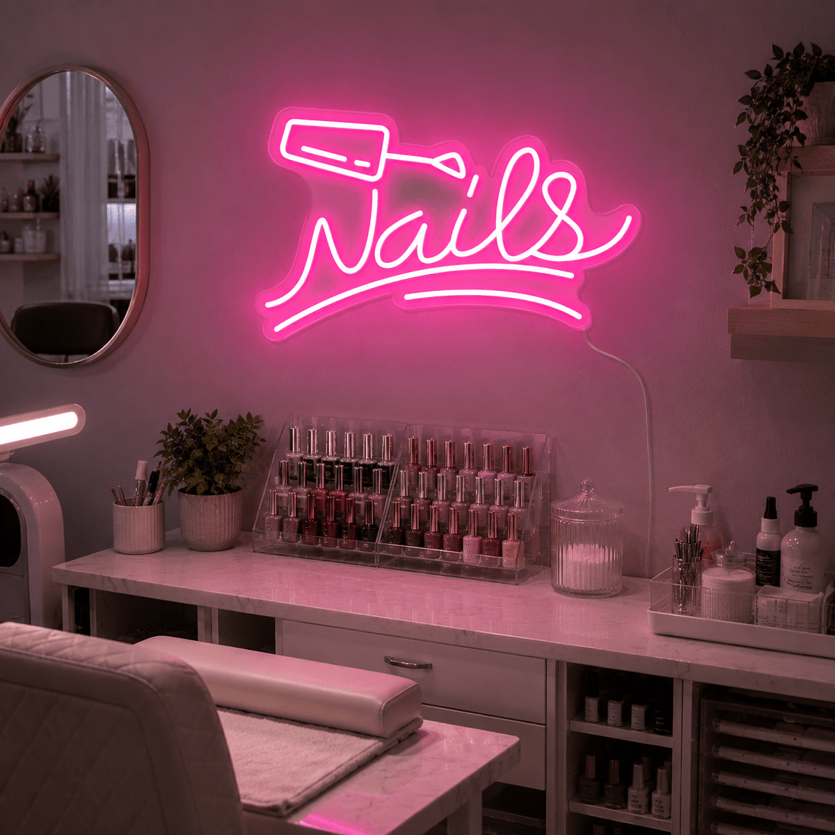 Nails LED Neon Sign Home Decor - Shineneon