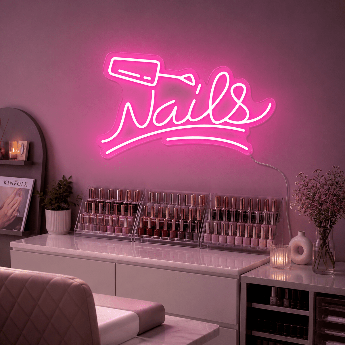 Nails LED Neon Sign Home Decor - Shineneon