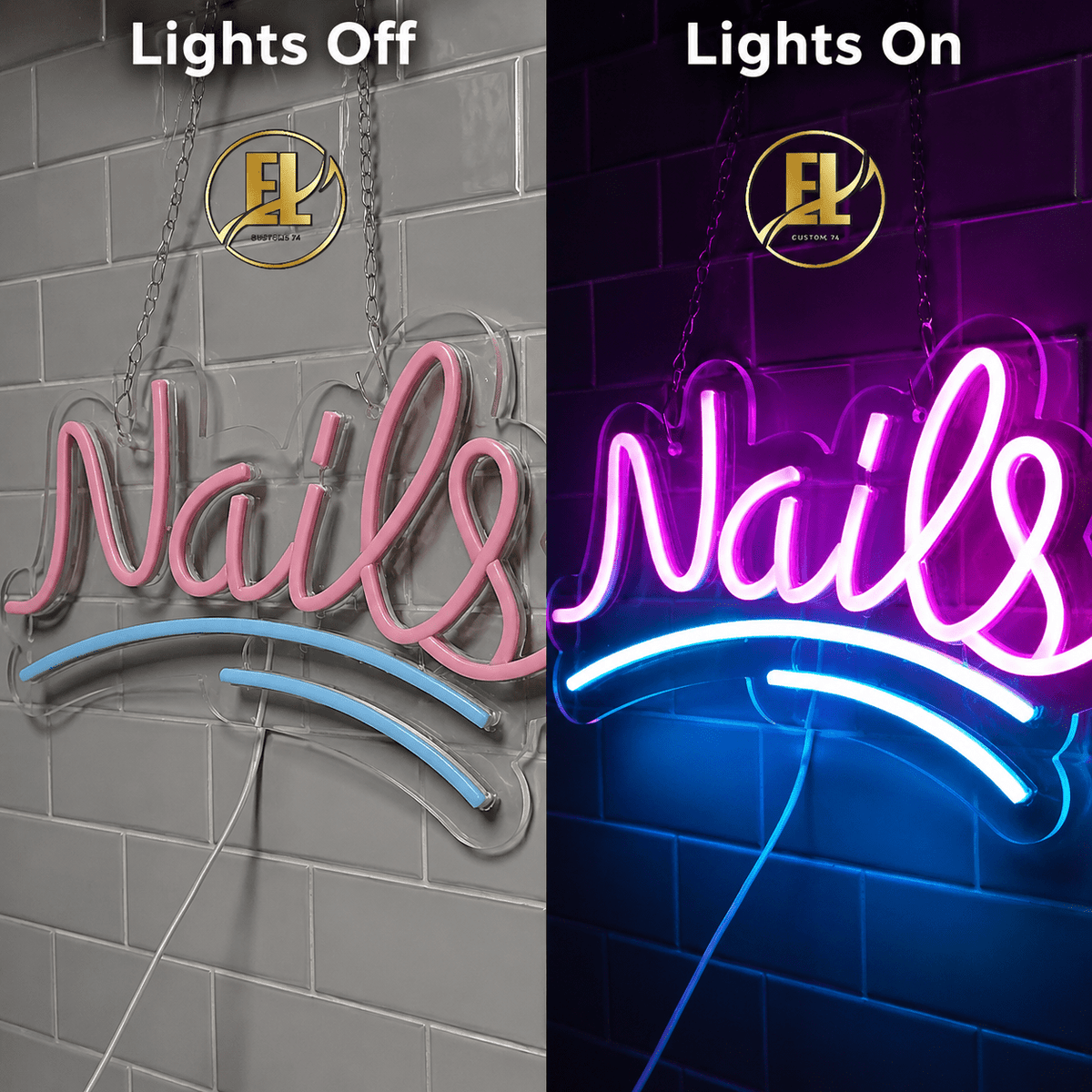 Nails LED Neon Sign Home Wall Art - Shineneon