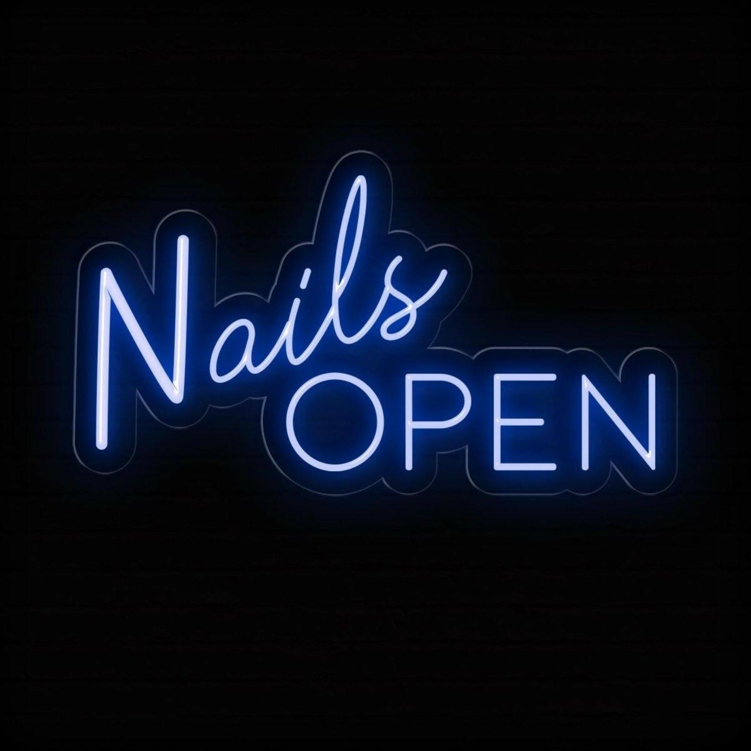 Nails Open Led Neon Sign Salon Entrance Decor | Shineneon