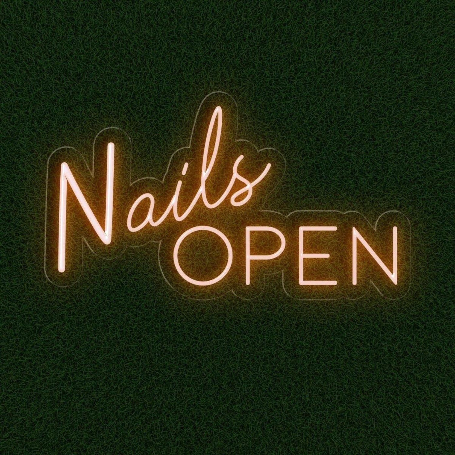 Nails Open Led Neon Sign Salon Entrance Decor | Shineneon