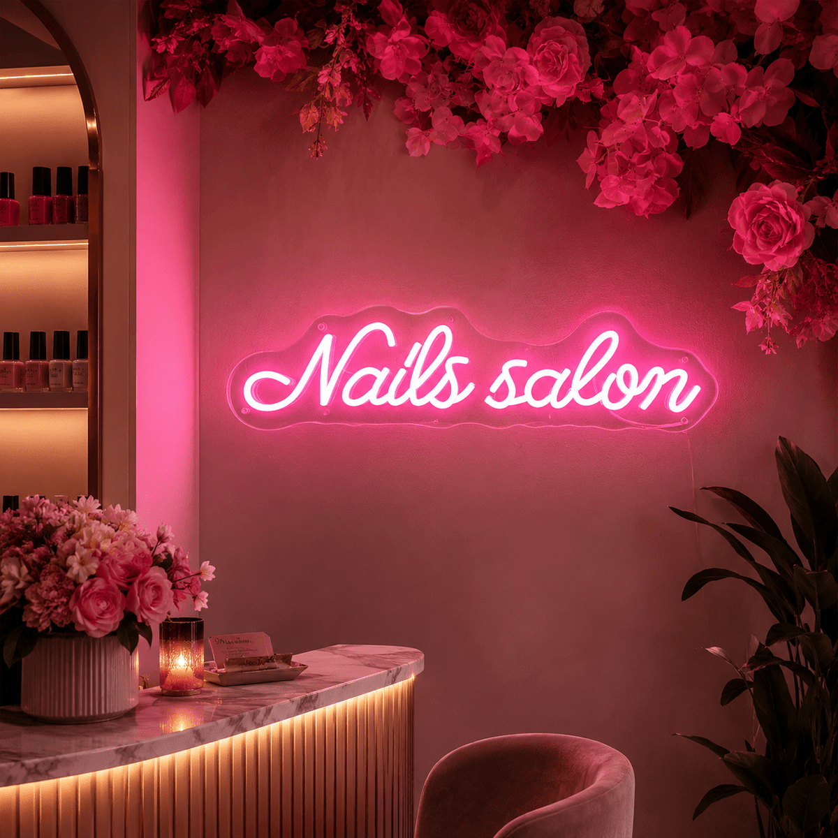 Nails Salon LED Neon Sign - Shineneon