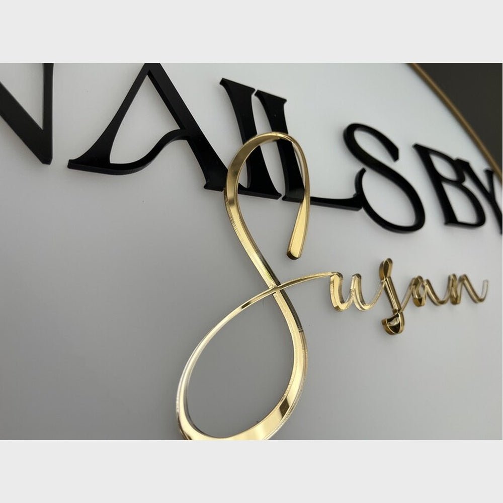 Nails Sby Susan Acrylic Business Logo Sign - Shineneon