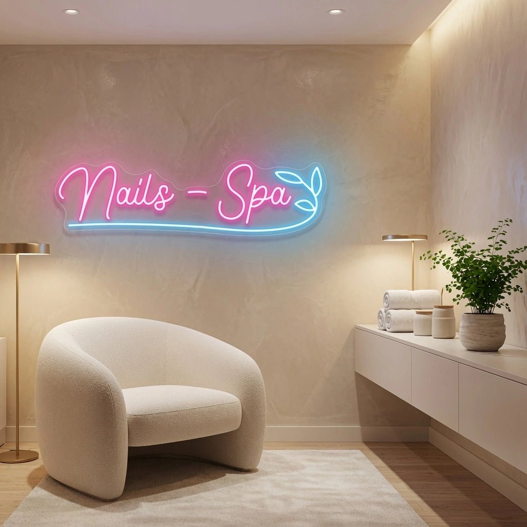 Nails Spa LED Neon Sign - Shineneon
