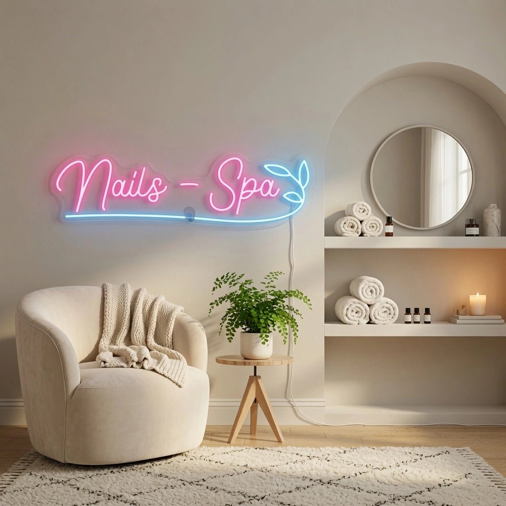 Nails Spa LED Neon Sign - Shineneon