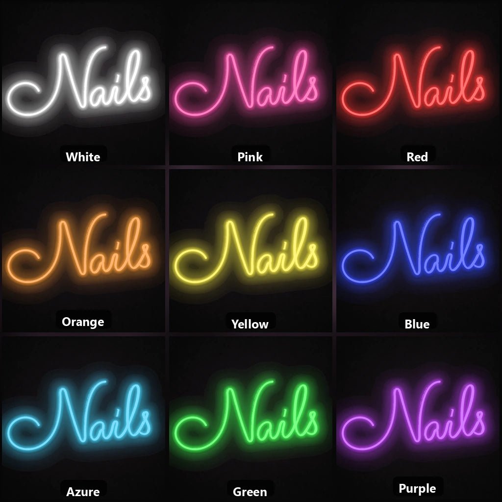 Nails Wall Art LED Neon Sign - Shineneon