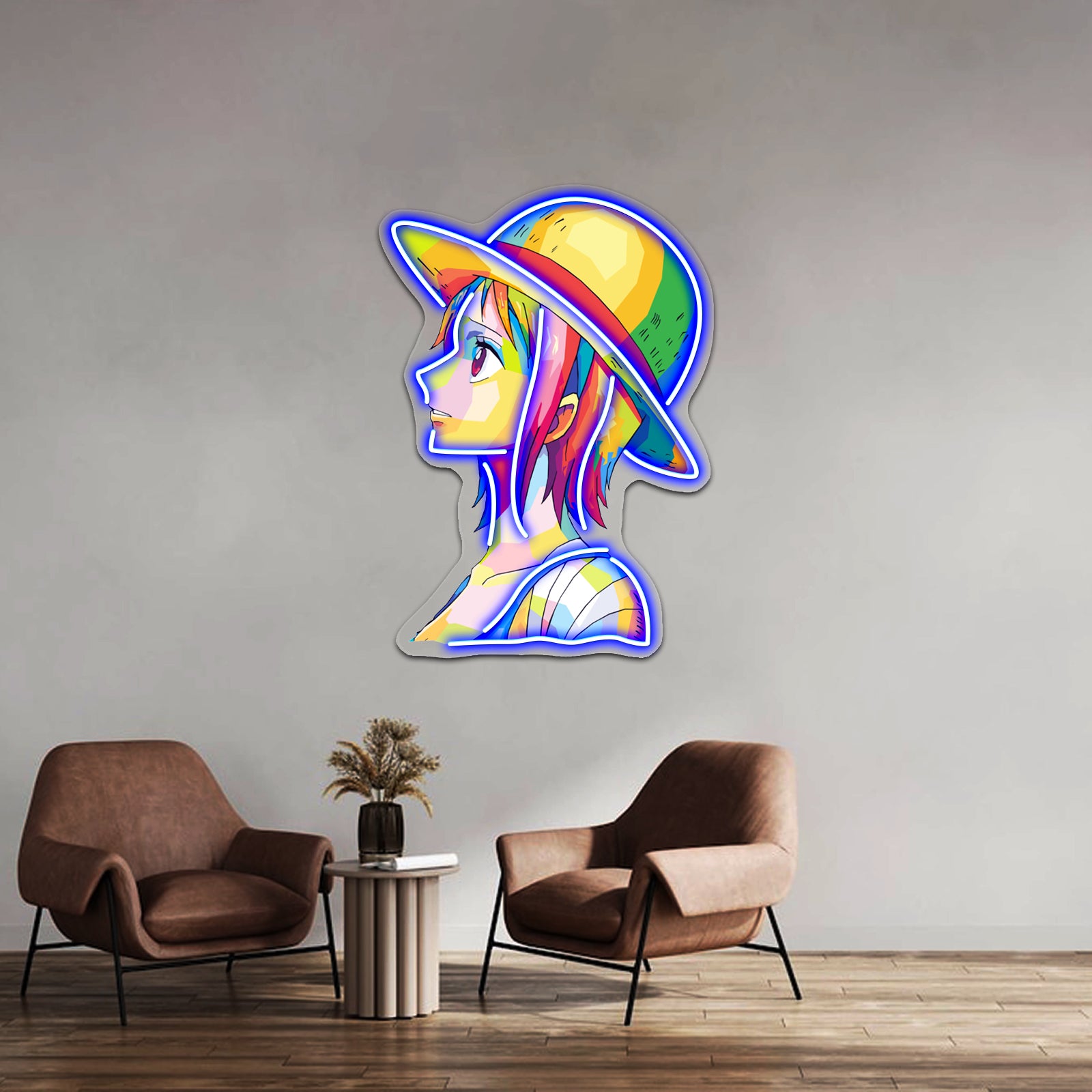 Nami One Piece Wpap Artwork Neon Sign Led | Shineneon