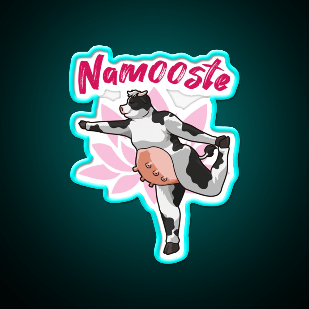Namooste Yoga Led Neon Sign For Wellness Space Rgb Color - Shineneon