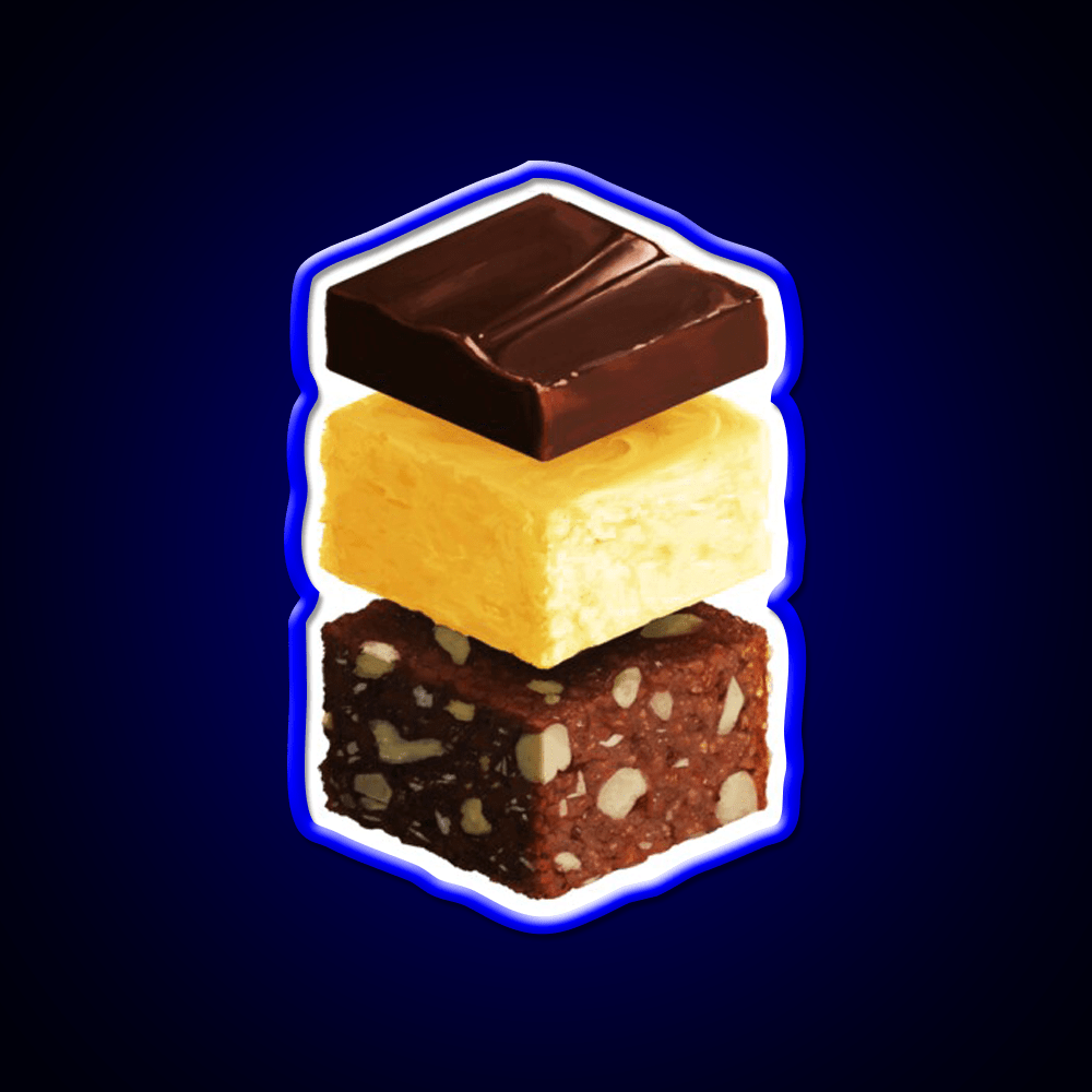 Nanaimo Bar Snack Food Led Neon Sign Rgb Color - Shineneon